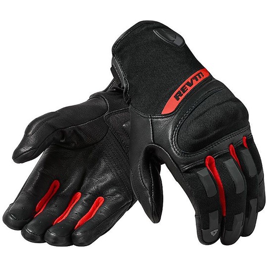Rev'it STRIKER 3 Black Fabric Motorcycle Gloves