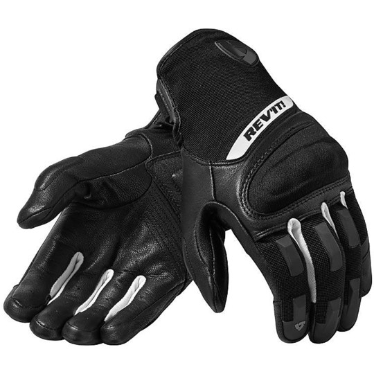 Rev'it STRIKER 3 Black Fabric Motorcycle Gloves