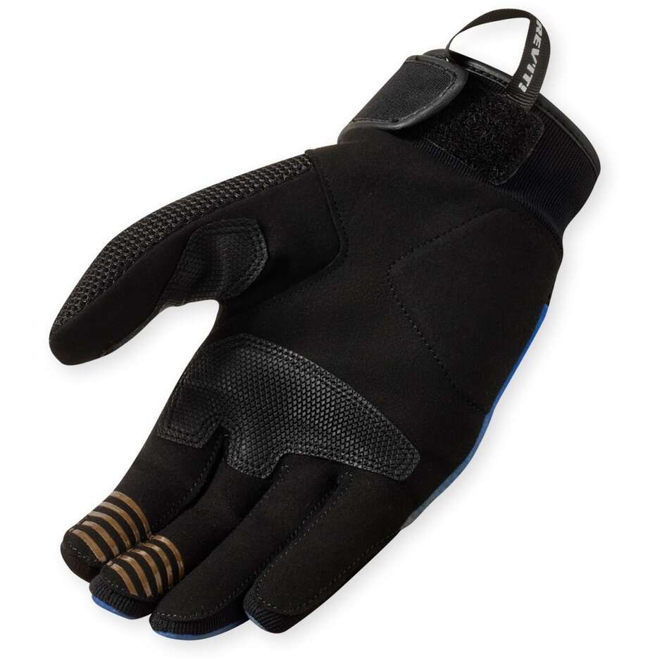 Rev'it Surge Motorcycle Gloves Blue Camouflage