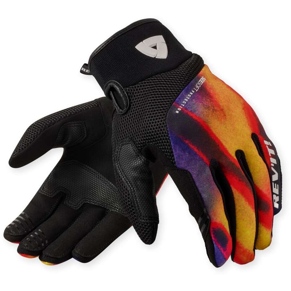 Rev'it Surge Motorradhandschuhe Schwarz Orange