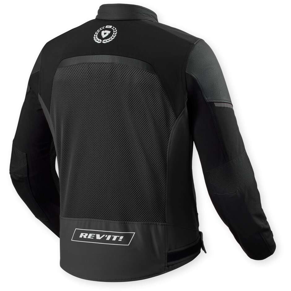 Rev'it Swiftblade Motorcycle Jacket Black Blue
