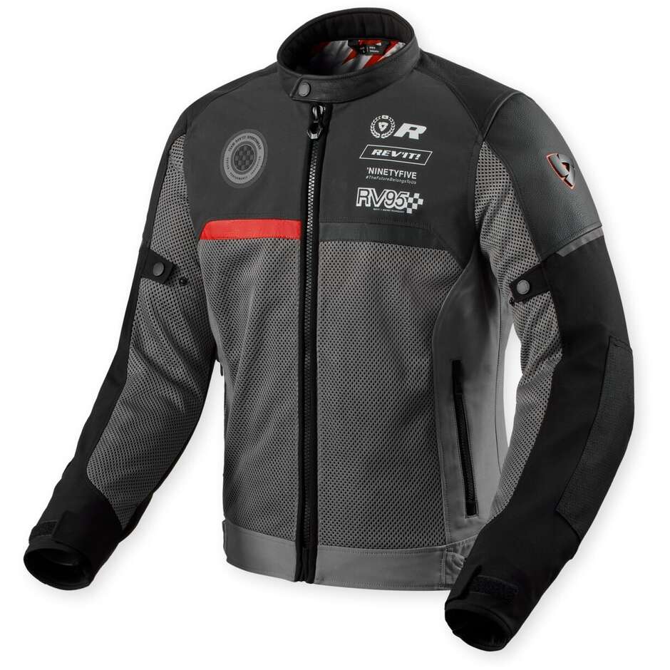 Rev'it Swiftblade Motorcycle Jacket Black Red