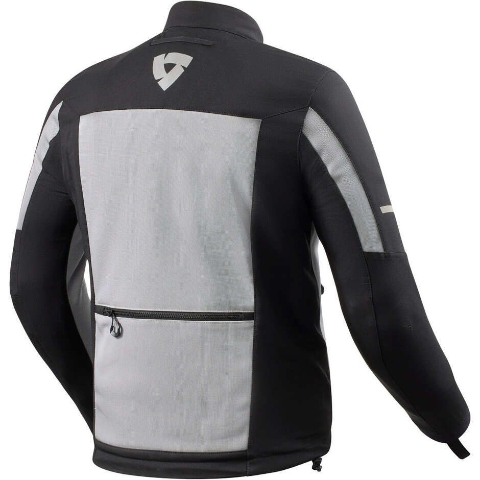 Rev'it Tectonic H2O Motorcycle Jacket Black Light Grey