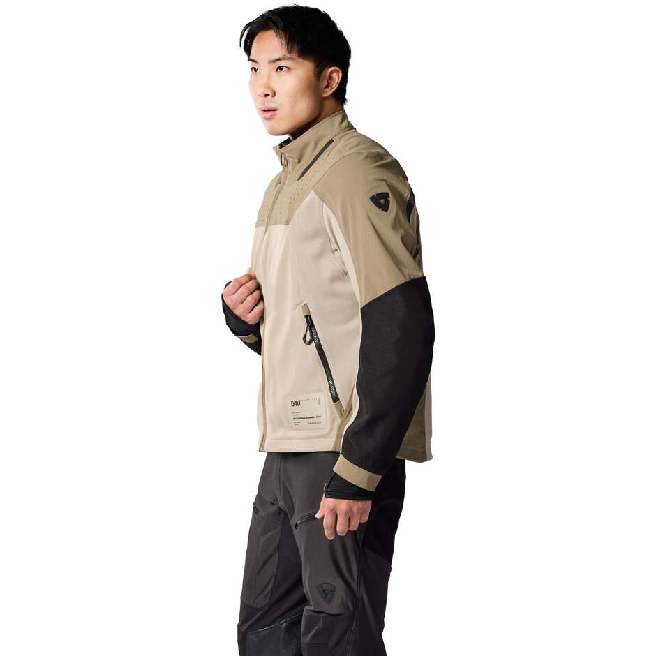 Rev'it Territory 2 Motorcycle Jacket Sand Green