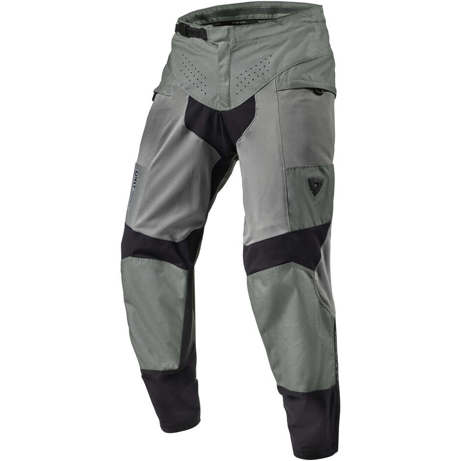 Rev'it TERRITORY Off Road Motorcycle Pants Medium Gray - Stretched