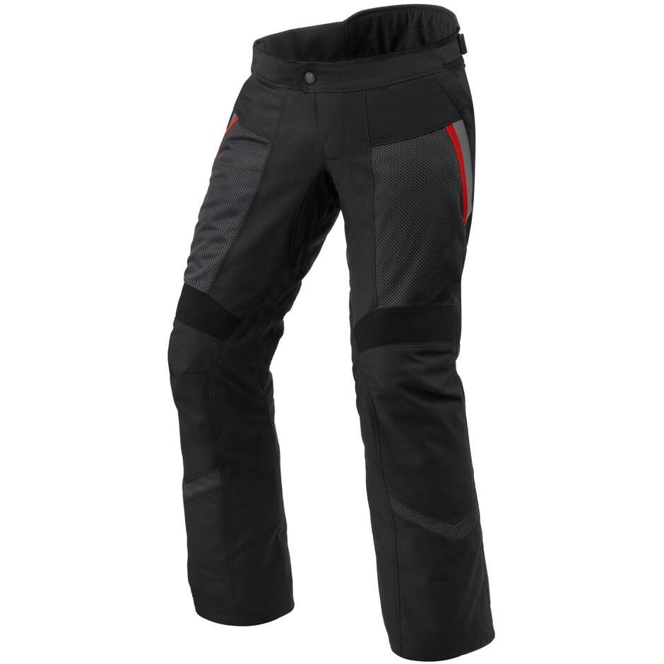 Rev'it TORNADO 4 H2O Black Stretch Fabric Motorcycle Pants