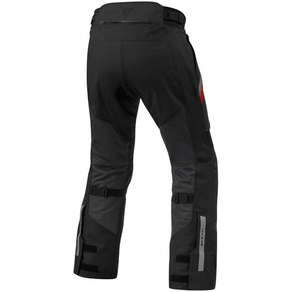 Rev'it TORNADO 4 H2O Black Stretch Fabric Motorcycle Pants