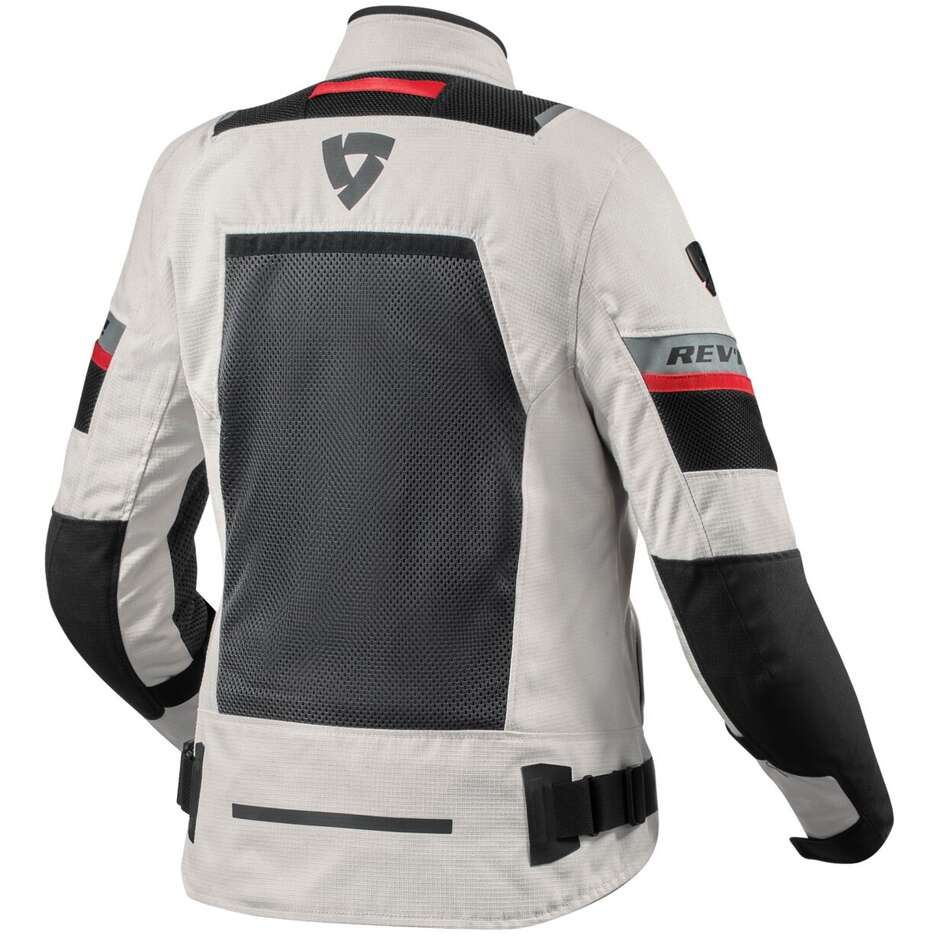 Rev'it TORNADO 4 H2O LADIES Damen Motorradjacke Silber Schwarz