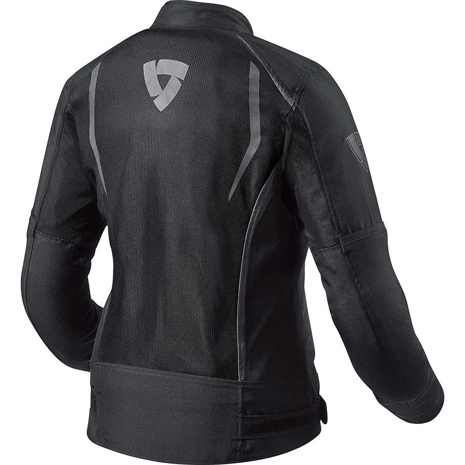 Rev'it TORQUE LADY Perforated Motorcycle Jacket for Women in Black