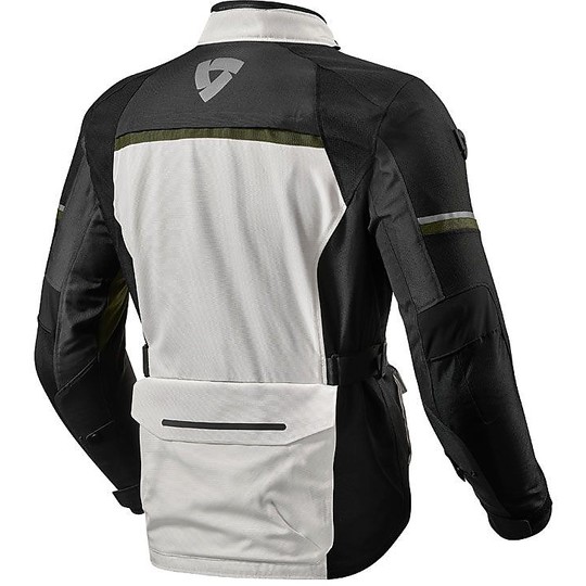 Rev'it Touring Fabric Jacket Motorcycle OUTBACK 3 Silver Green