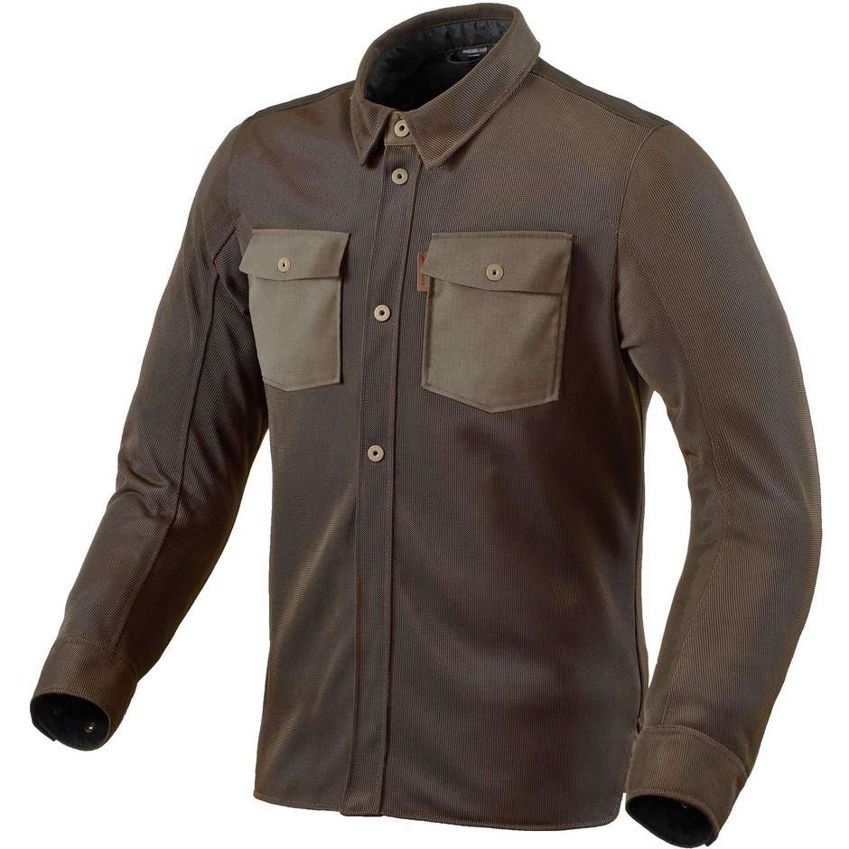 Rev'it TRACER AIR 2 Summer Overshirt Brown
