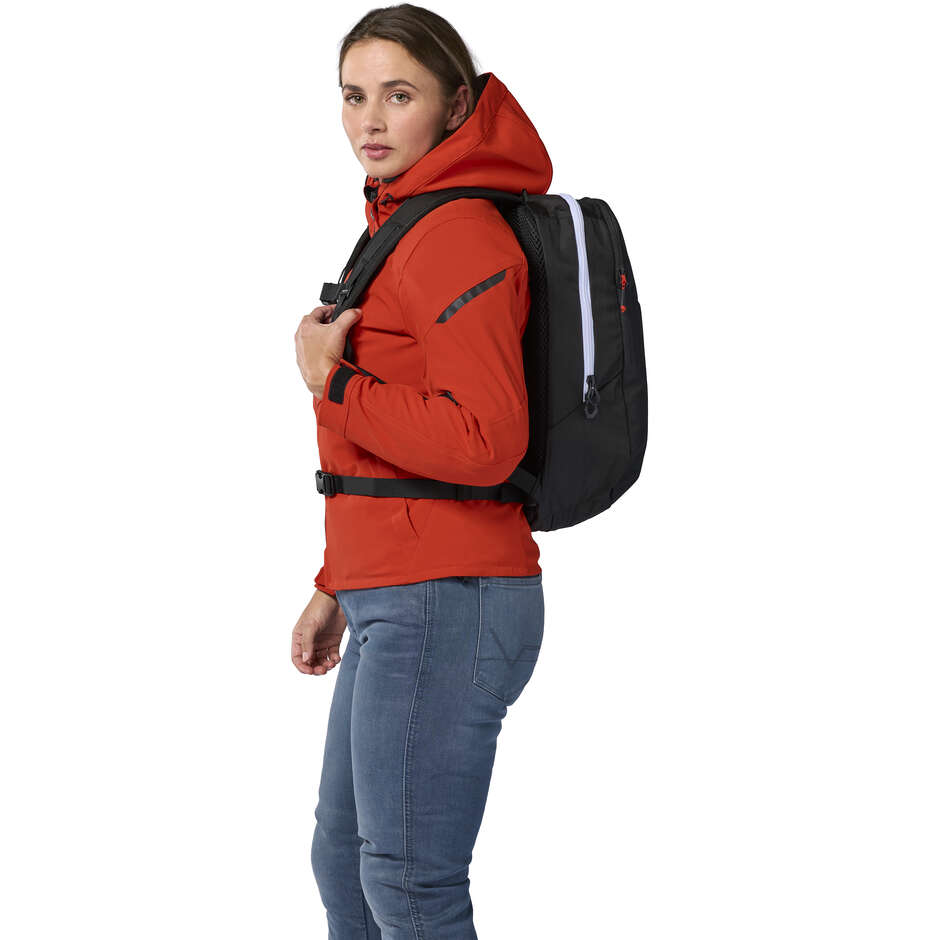 REV'IT Traject Motorcycle Backpack Black Red