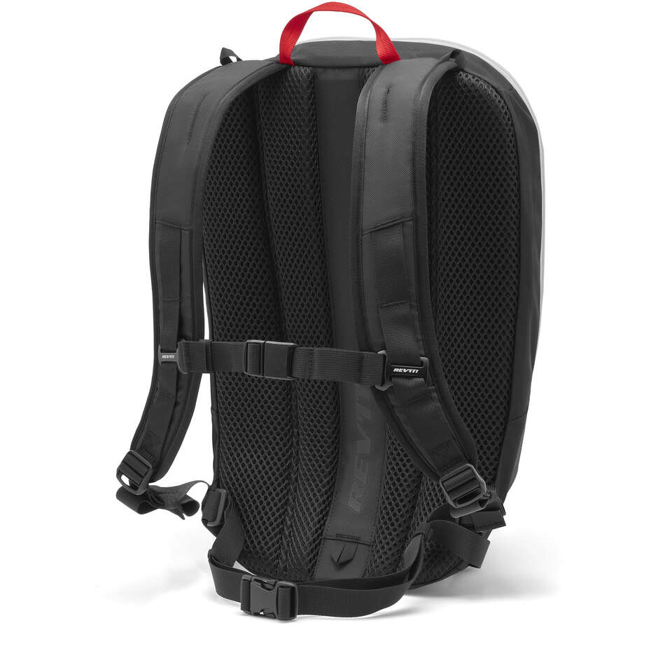 REV'IT Traject Motorradrucksack Schwarz Rot