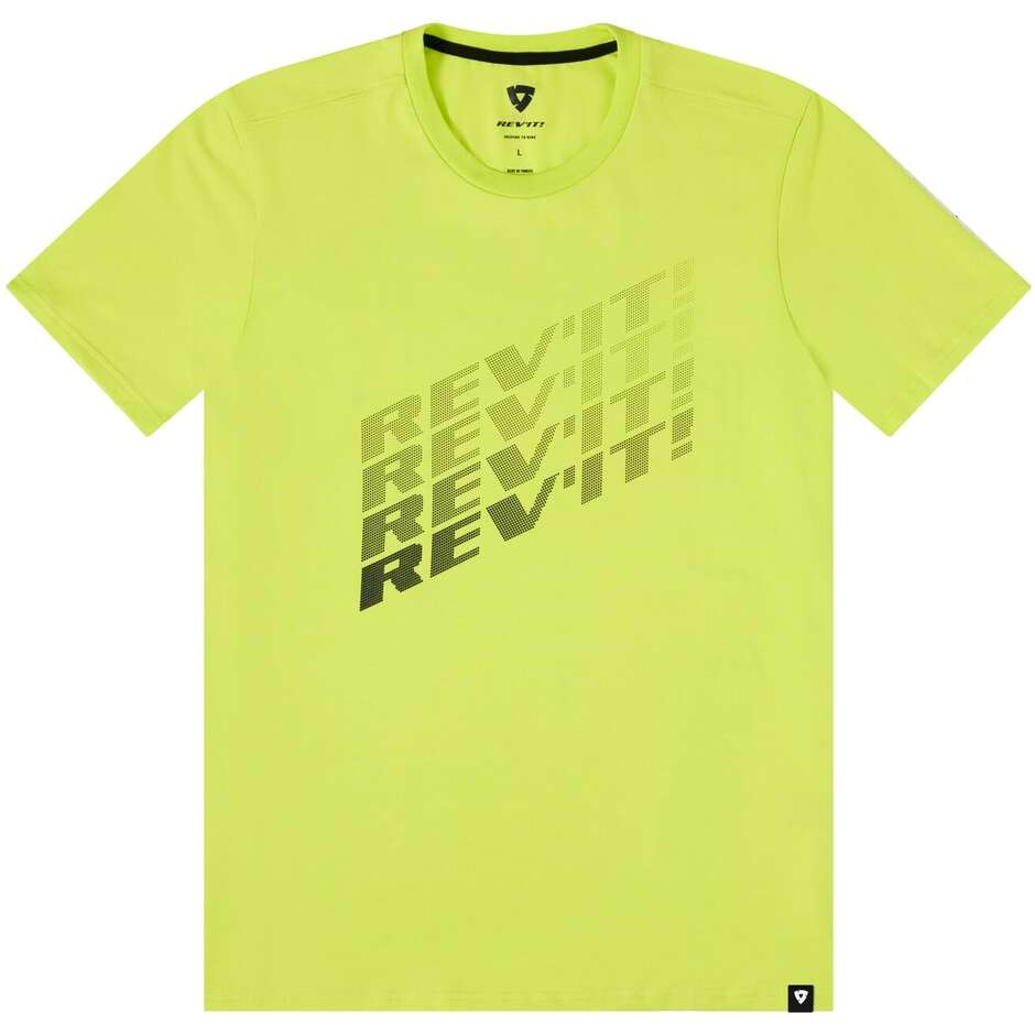 Rev'it TRAVIS Maillot de moto décontracté jaune fluo
