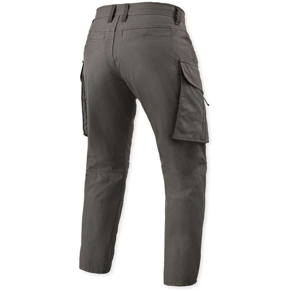 Rev'it Tristan Tapered Cargo Motorcycle Jeans Black Olive L30