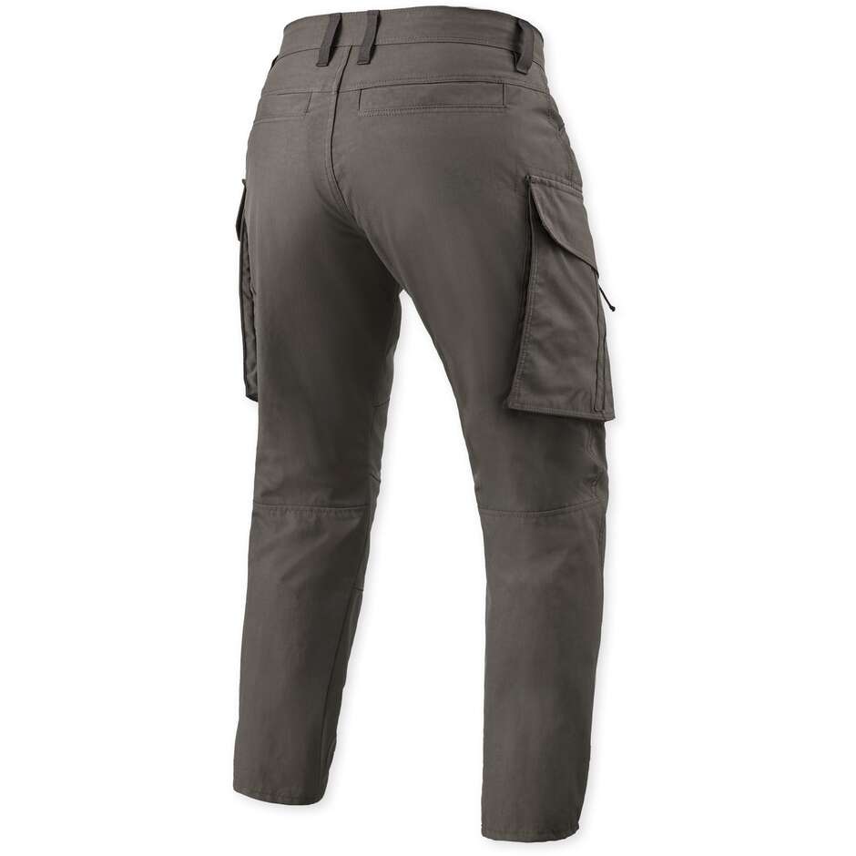Rev'it Tristan Tapered Cargo Motorcycle Jeans Black Olive L34