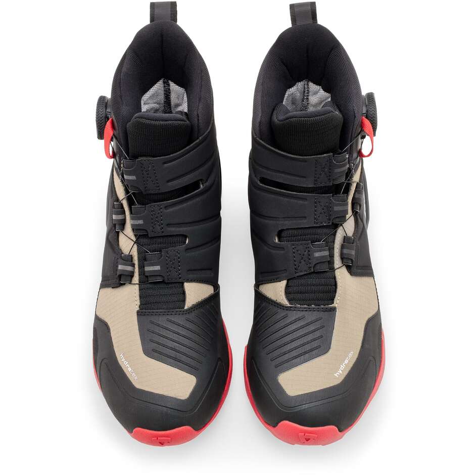 Rev'it Undercut H2O Motorcycle Shoes Black Sand