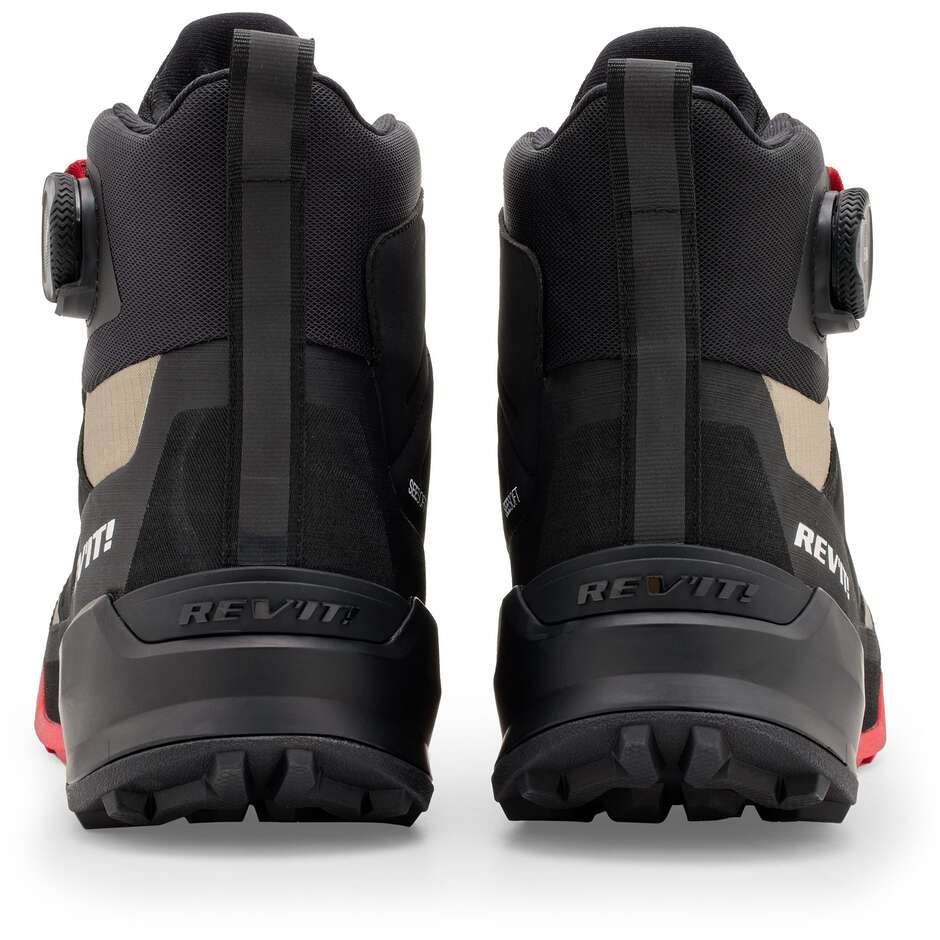 Rev'it Undercut H2O Motorcycle Shoes Black Sand
