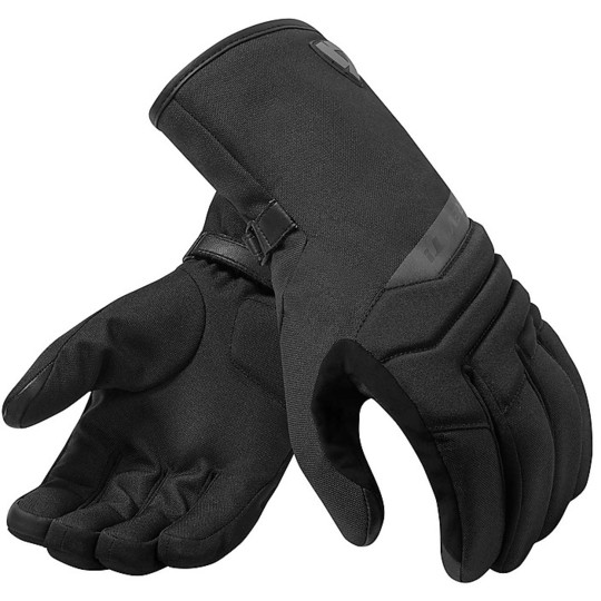 Rev'it UPTON Black Waterproof Motorcycle Gloves