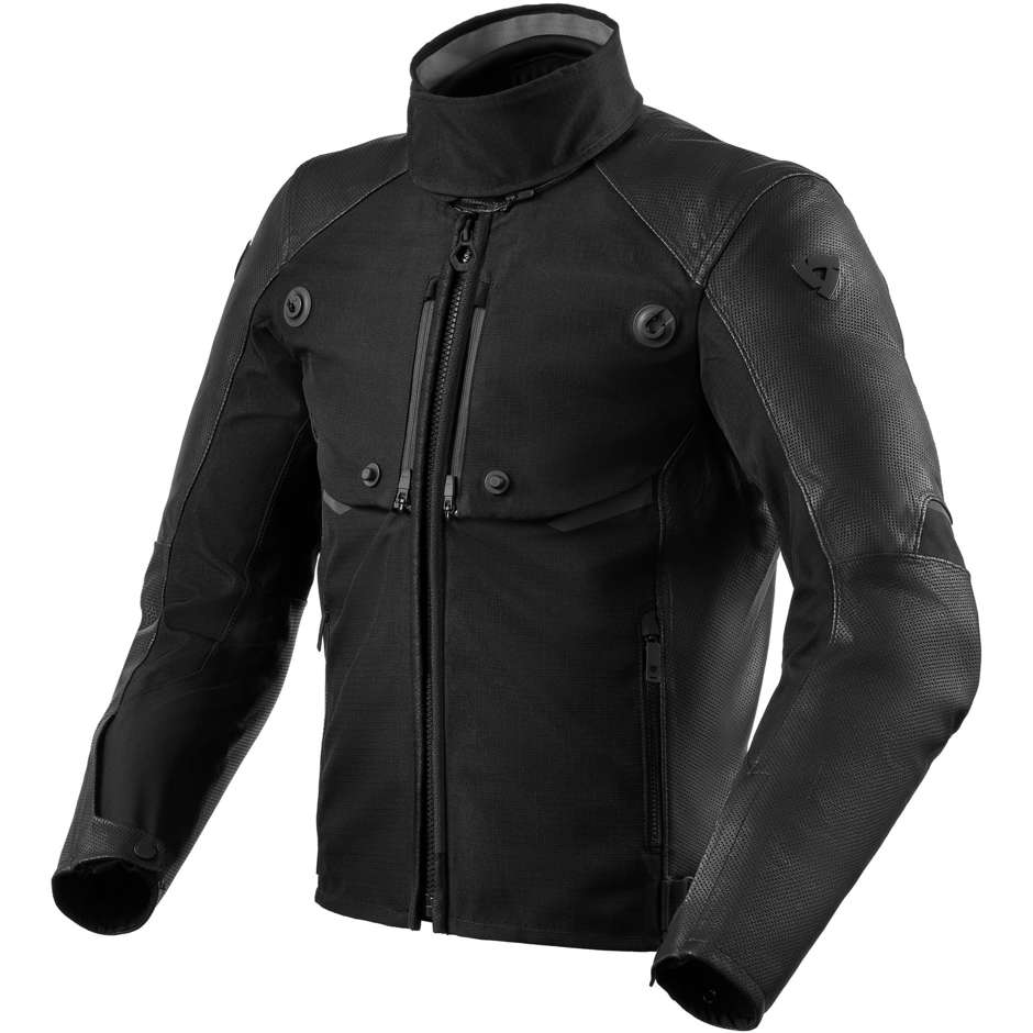 Rev'it VALVE H2O Leather Jacket Black