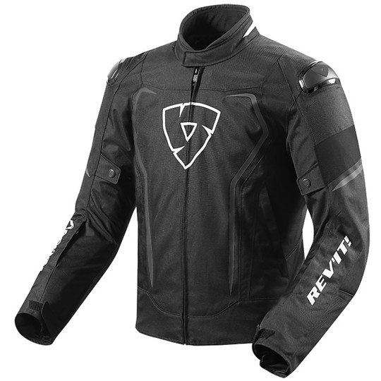 Rev'it VERTEX H2O Black Motorcycle Jacket