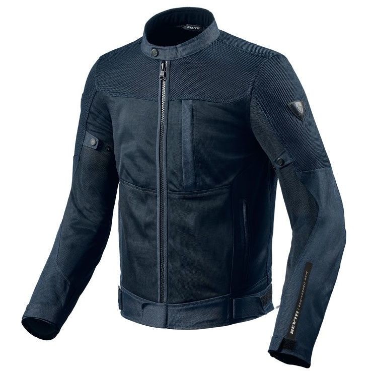 Rev it VIGOR Dark Blue Traforato Motorcycle Jacket For Sale Online