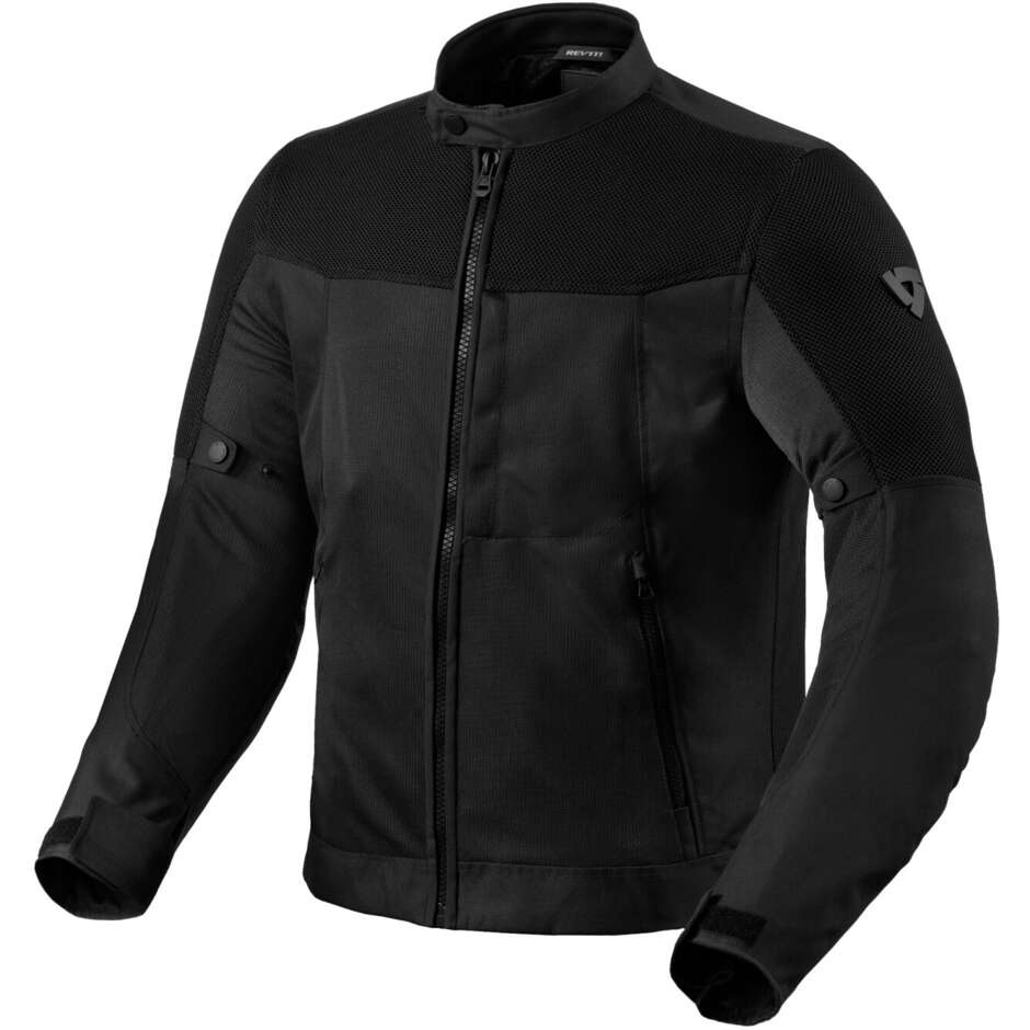 Rev'it VIGOR2 Perforated Motorcycle Jacket Black