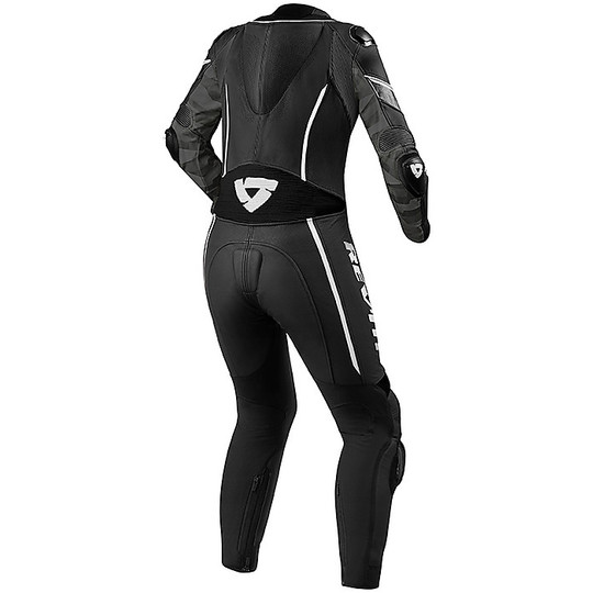 Rev'it XENA 3 LADIES Professional Leather Suit for Women in Black White