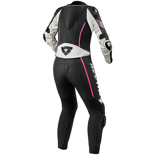 Rev'it XENA 3 LADIES Professional Leather Suit for Women in White Pink