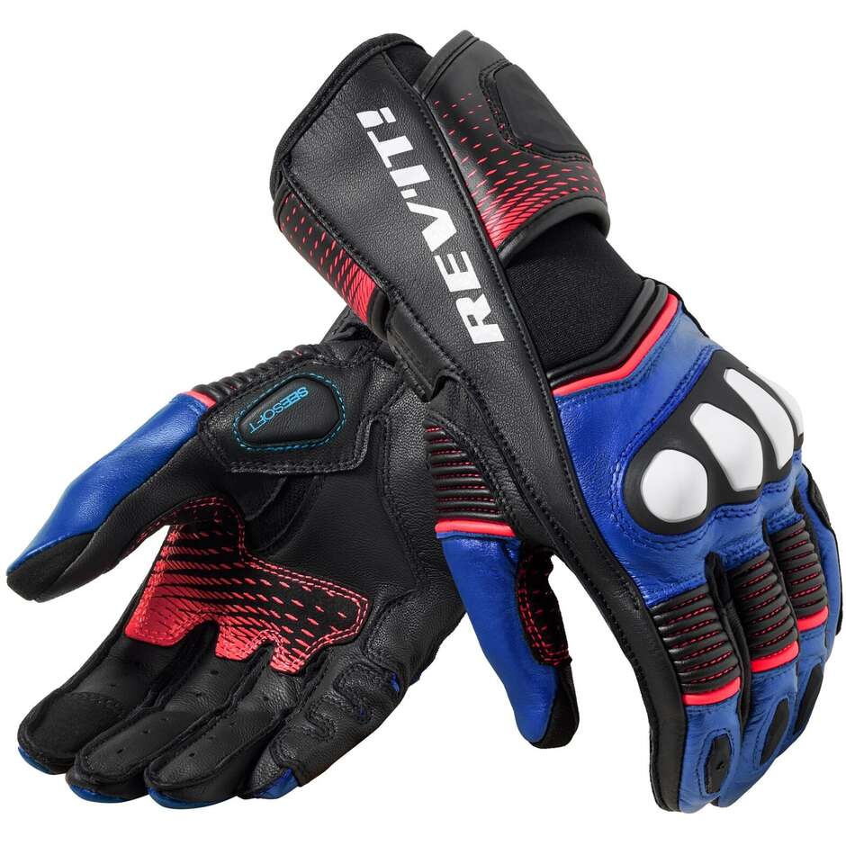 Rev'it XENA 4 LADIES Damen Motorradhandschuhe Schwarz Blau