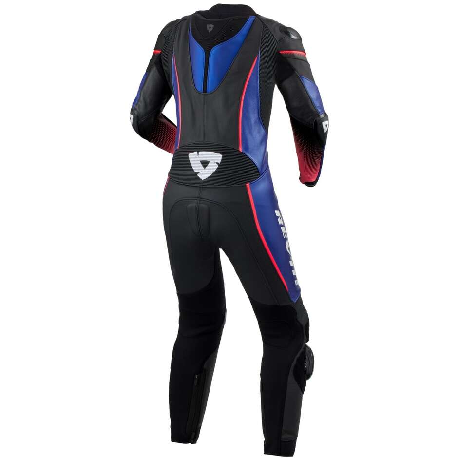 Rev'it XENA 4 LADIES Women's One Piece Motorcycle Suit Black Blue