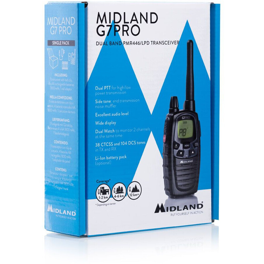 Ricetrasmittente Midland G7 Pro Kit 1 Pezzo