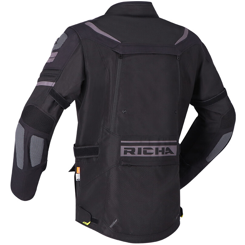 Richa INFINITY 2 ADVENTURE JACKET Black Motorcycle Jacket