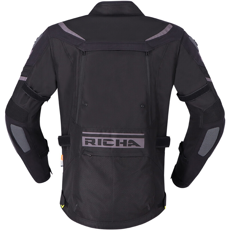 Richa INFINITY 2 ADVENTURE JACKET Black Motorcycle Jacket