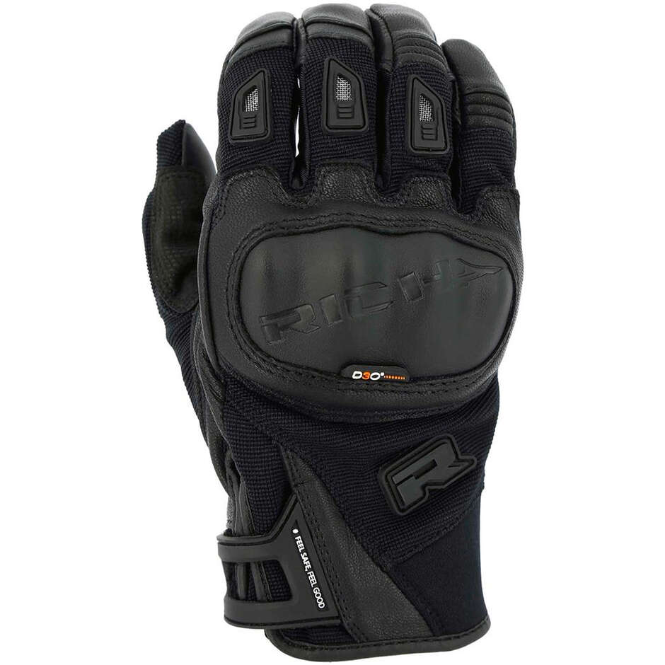 Richa MAGMA 2 Black Motorcycle Sports Gloves