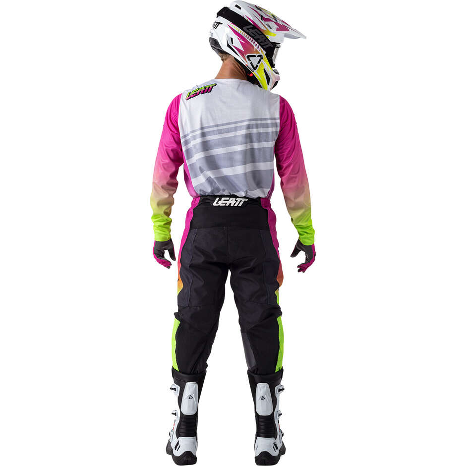 Ride Kit Moto Cross 3.5 V26 Leatt Retro Pink