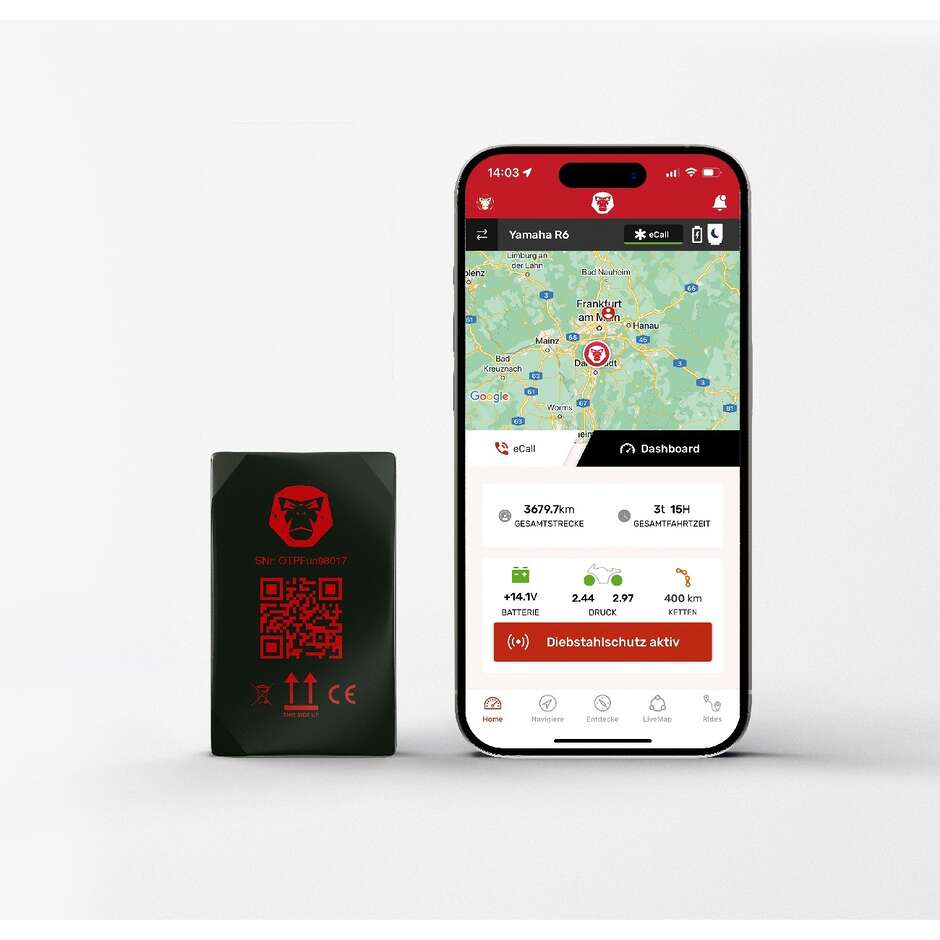 RideLink Wingman 4G GPS-Modul von Held
