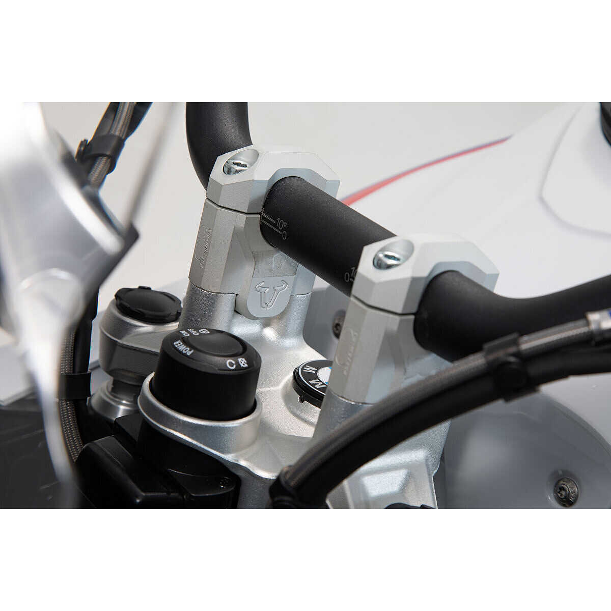 Riser Bar 40mm Sw-Motech LEH.07.039.12401/S For BMW R1200 GS (12-23 ...