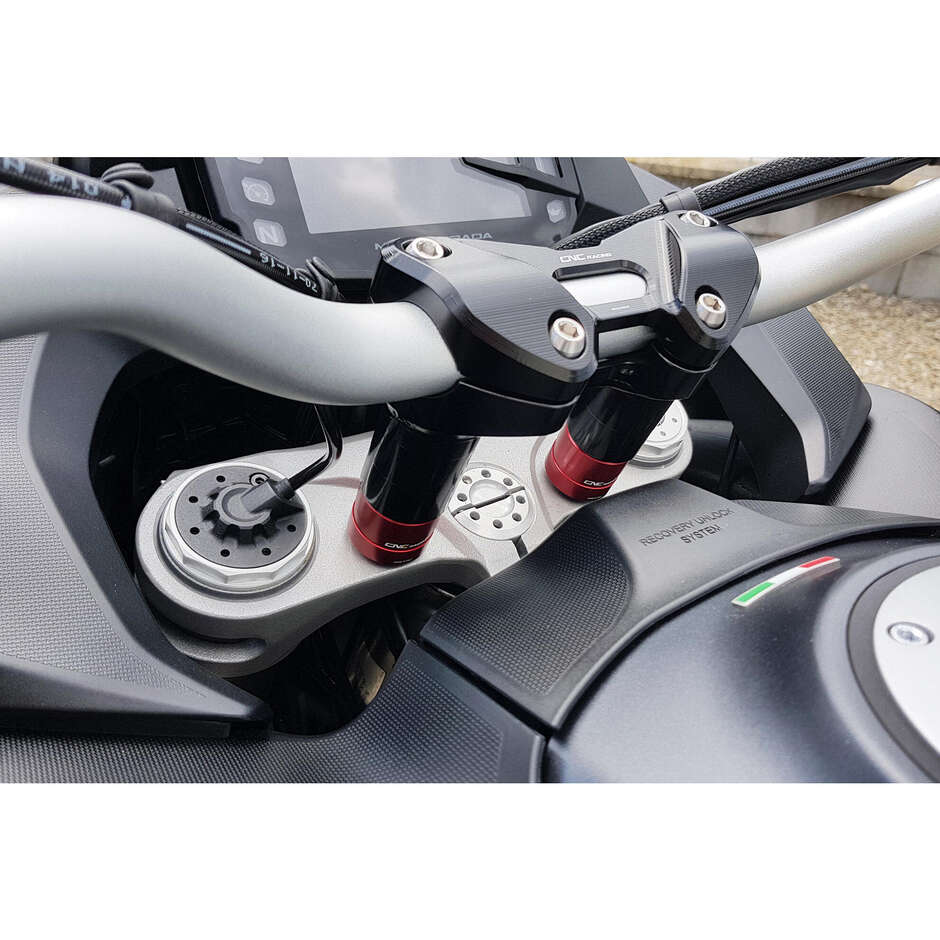 Riser komplett RM251 für Ducati Multistrada CNC Racing Schwarz