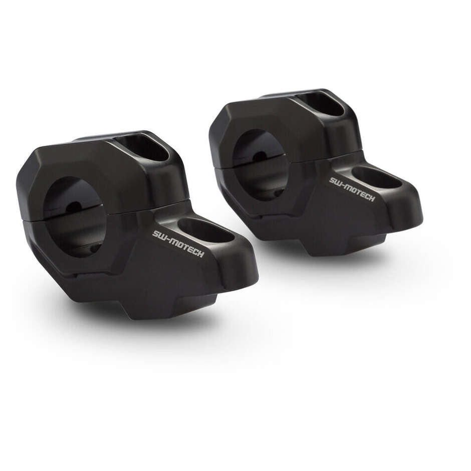 Riser Manubrio Inclinati Nero Sw-Motech LEH.00.039.23100/B
