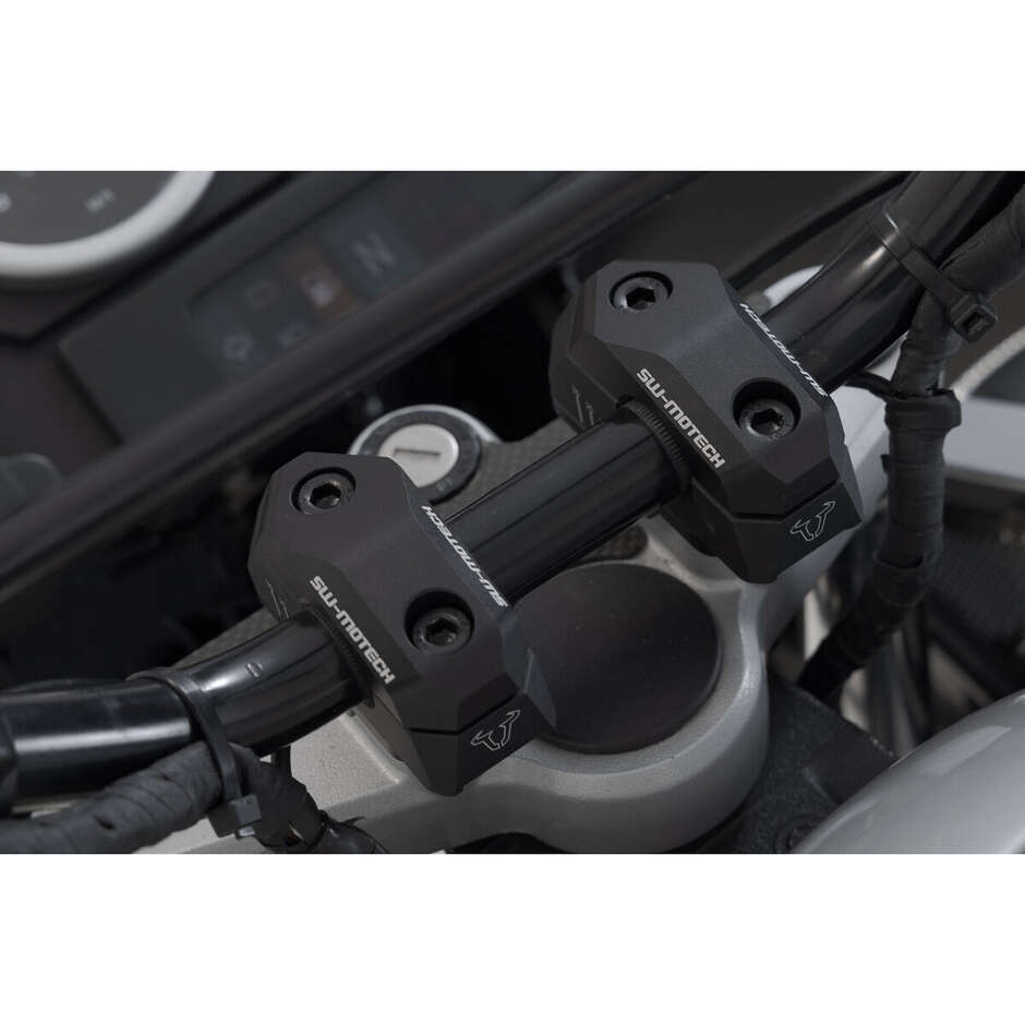 Riser Manubrio Inclinato Regolabile Nero Sw-Motech LEH.00.039.30000/B