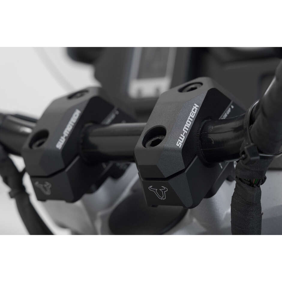 Riser Manubrio Inclinato Regolabile Nero Sw-Motech LEH.00.039.30000/B