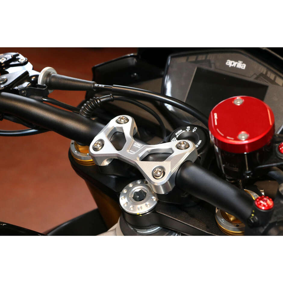 Riser RM256 Aprilia Tuono - Moto Guzzi v85 TT CNC Racing Argento