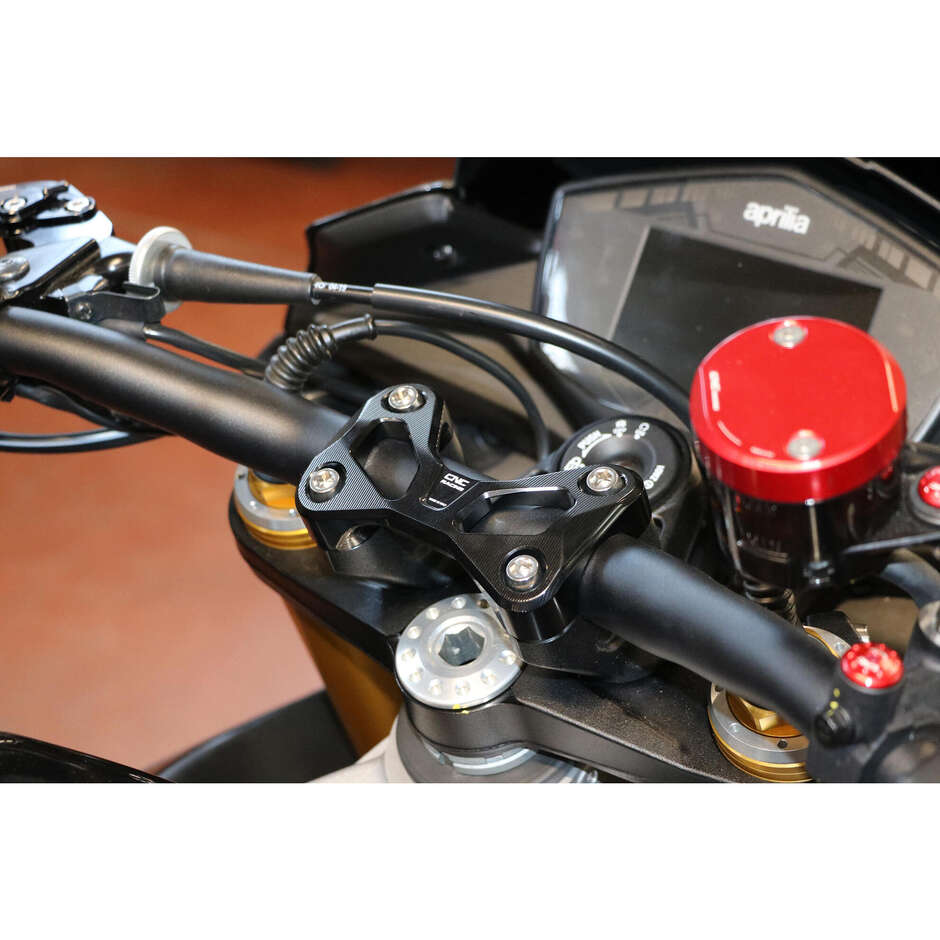 Riser RM256 Aprilia Tuono - Moto Guzzi v85 TT CNC Racing Nero