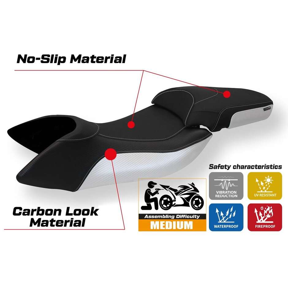 Rivestimento Sella TPZ Italia Specifico Per Aprilia Mana 850 2007-2016 Modello Bali 1