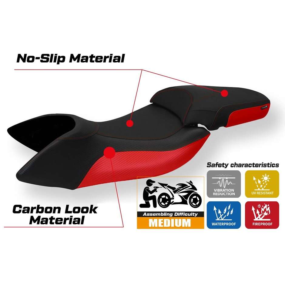 Rivestimento Sella TPZ Italia Specifico Per Aprilia Mana 850 2007-2016 Modello Bali 1