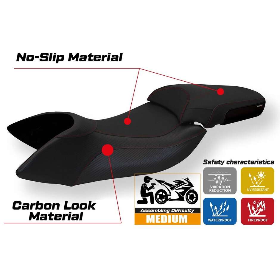 Rivestimento Sella TPZ Italia Specifico Per Aprilia Mana 850 2007-2016 Modello Bali 1
