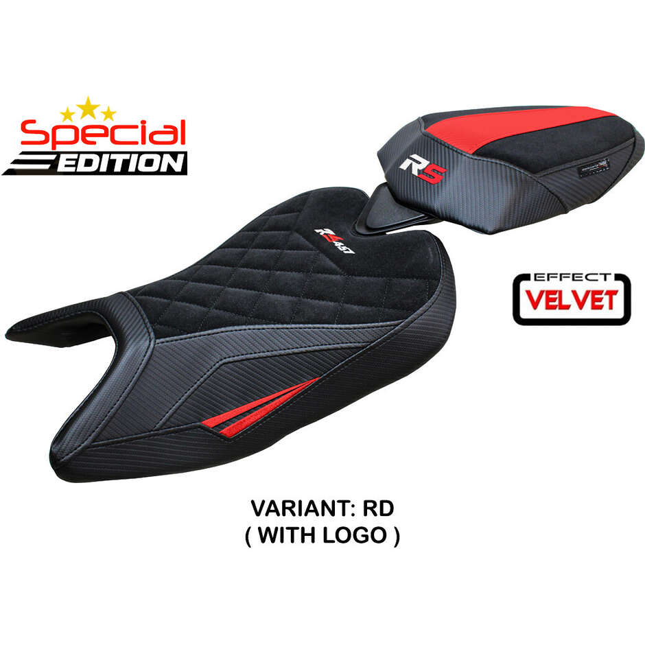 Rivestimento Sella TPZ Italia Specifico Per Aprilia RS 457 2023-2025 Modello Bezz Velvet Special Edition