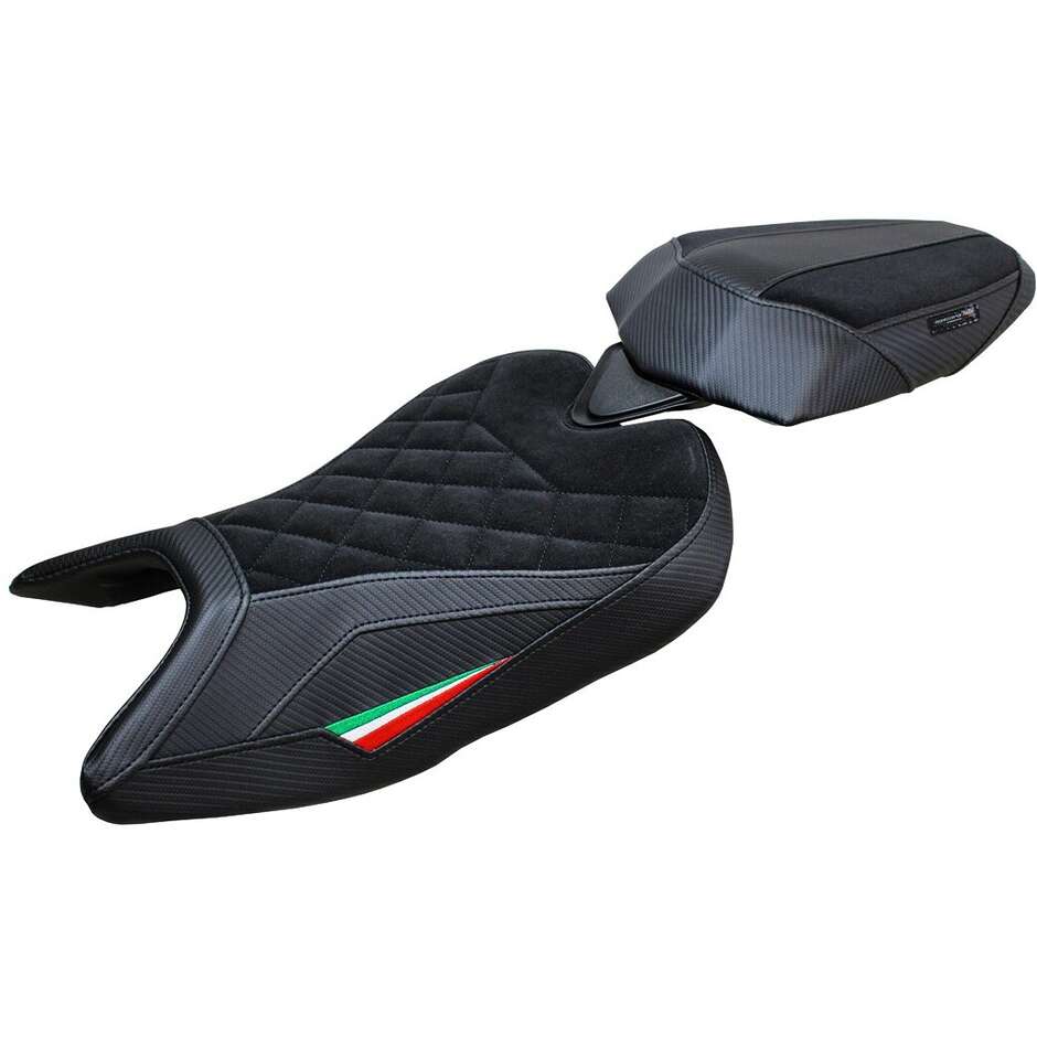 Rivestimento Sella TPZ Italia Specifico Per Aprilia RS 457 2023-2025 Modello Bezz Velvet Special Edition