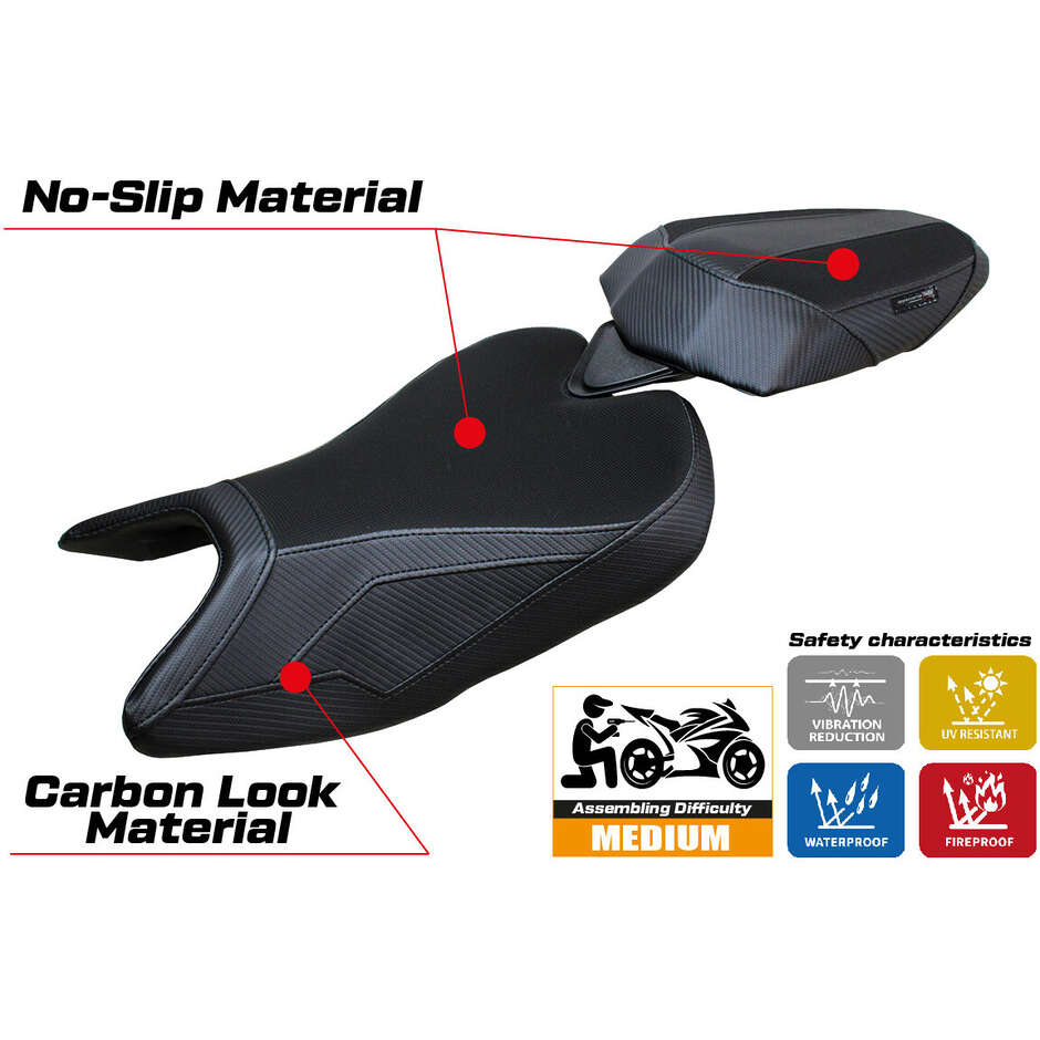 Rivestimento Sella TPZ Italia Specifico Per Aprilia RS 457 2023-2025 Modello Bezz